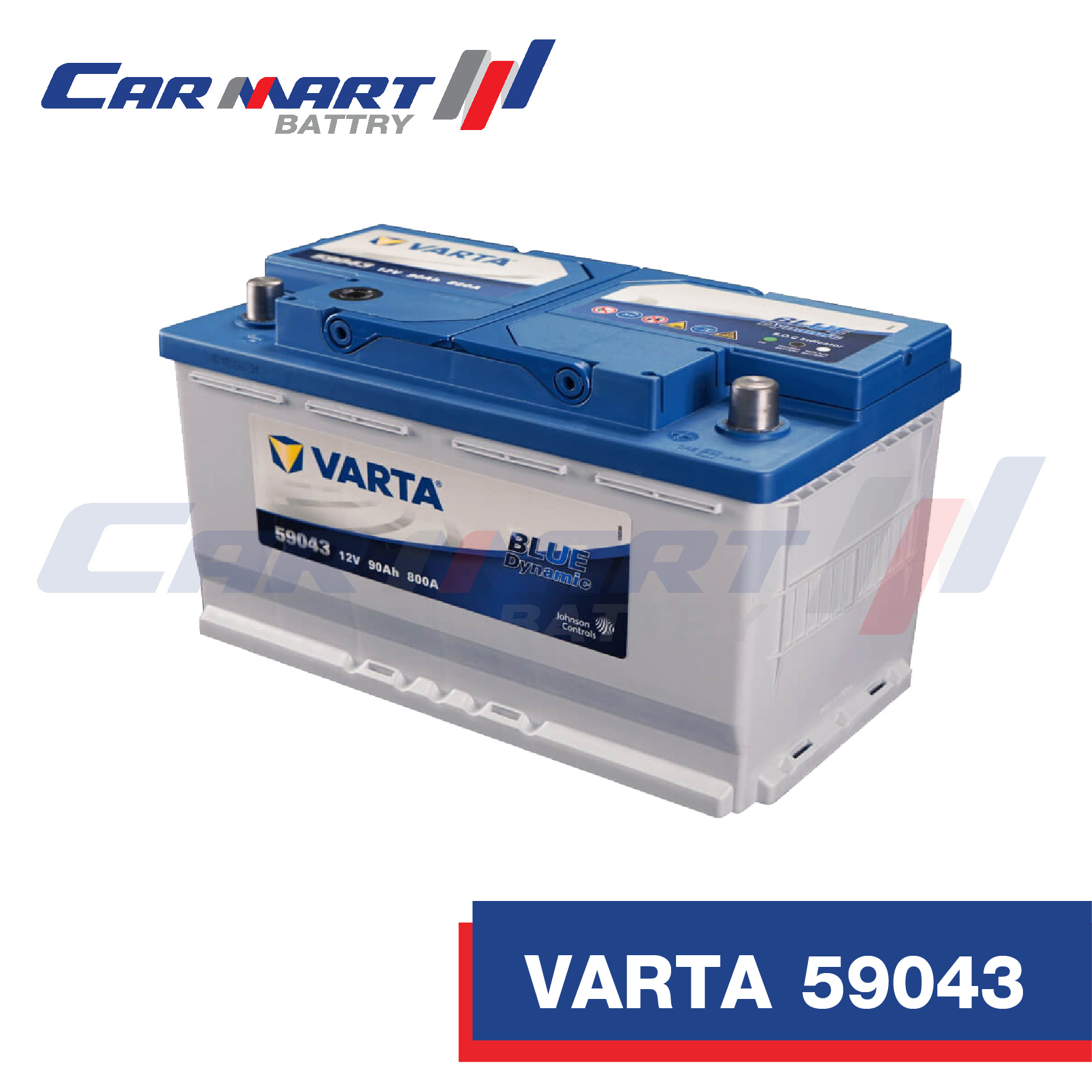 VARTA 59043 ขายแบตเตอรี่ รถยนต์ “คุ้มค่าคุ้มราคา”